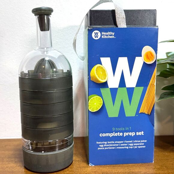 Weight Watchers Complete Prep Set 9-in-1 Kitchen New Open Box Juicer Zester Egg - Picture 1 of 6
